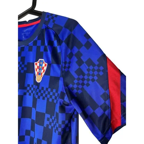 Croatia Soccer Football Jersey 2020 2021 HNS Nike Mens Medium Blue